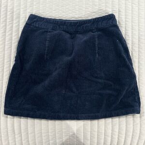 Blue A-line Mini Skirt for Casual Wear